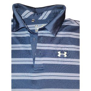 Under‎ Armour Mens Blue Heat gear Loose Fit shirt top Medium Activewear